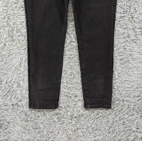 Abercrombie & Fitch Jeans Women's 14 Short Black Super Skinny High Rise Stretch - Picture 3 of 9